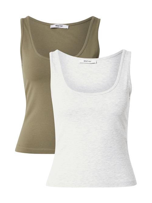 ABOUT YOU Overdel 'Pia'  grå-meleret / khaki