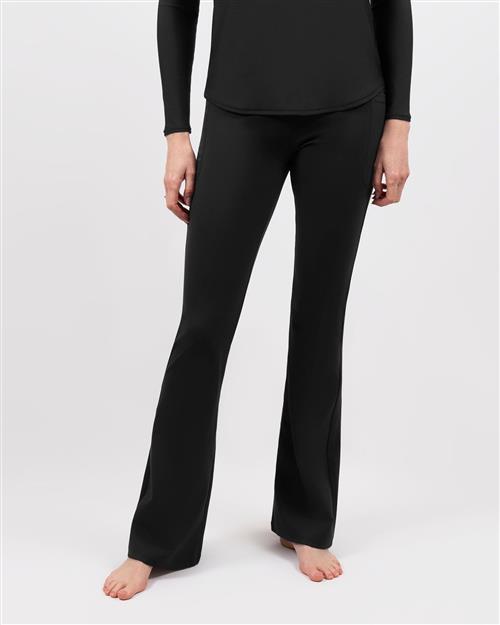Maya Black Flared Leggings - Regular