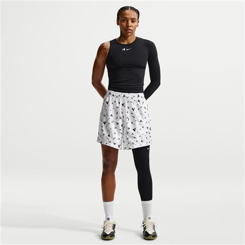 A'ja A'ja Wilson Nike Dri-FIT-basketballshorts til kvinder - hvid