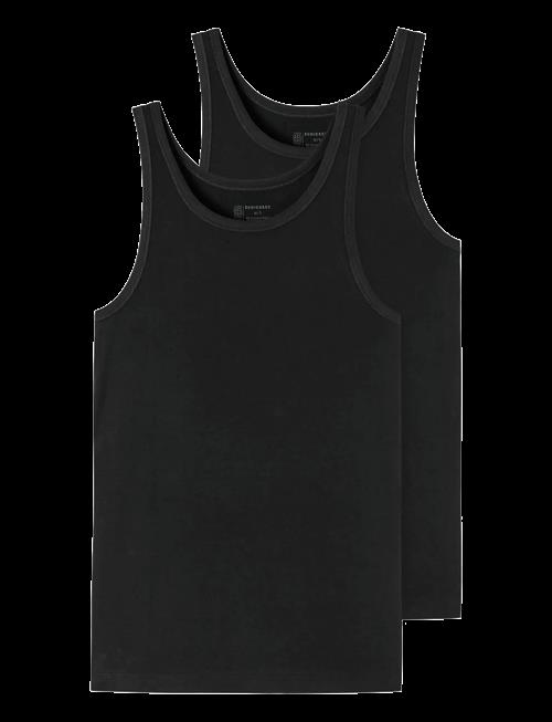 Schiesser | Black Vests, 2-Pack – 95/5 | L