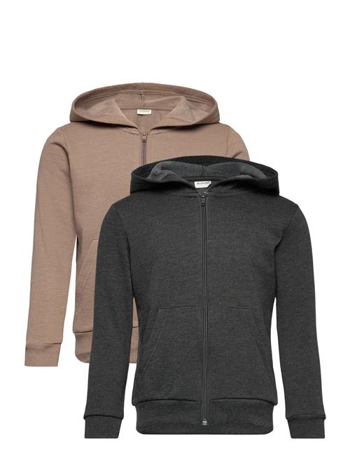 Minymo | Sweat Jacket W. Hood (2-Pack) | 128