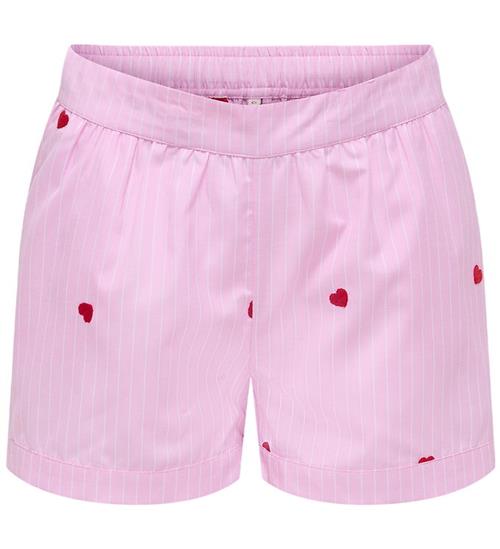 Kids Only Shorts - KogNew - Lina Stripe - Begonia Pink/Cloud Dan
