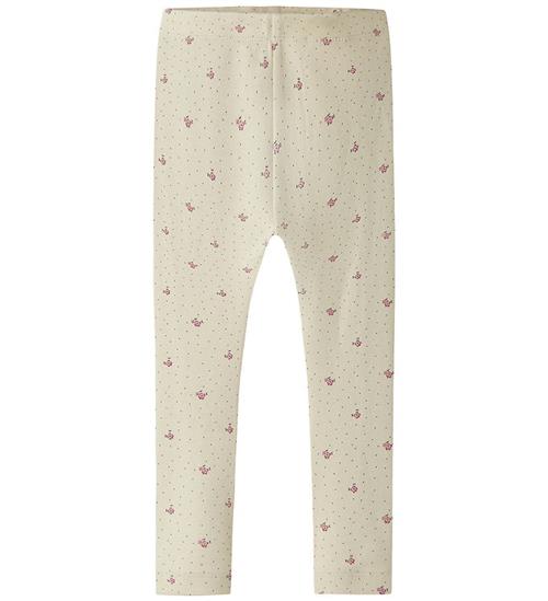 Se Name It Leggings - NmfHannis - Almond Milk hos KidsWorld