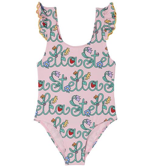 Stella McCartney Kids Badedragt - Rosa m. Blomster