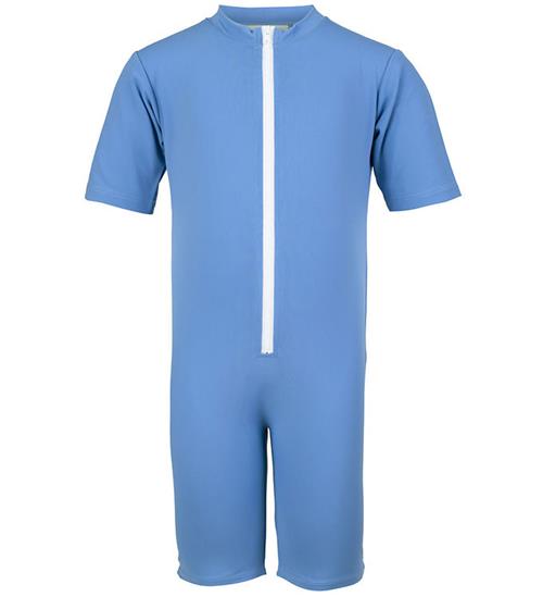 Petit Crabe Badeheldragt - Noe - Cornflower m. Sejlbåd