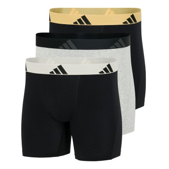 adidas 3P Active Flex Cotton Boxer Brief Grå/Sort bomuld X-Large Herre
