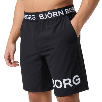 Björn Borg Performance Shorts With Logo Sort polyester Large Herre