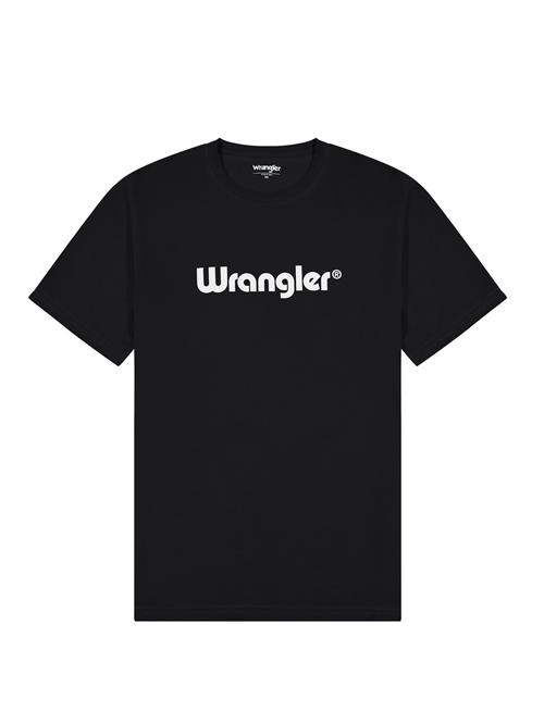 WRANGLER Bluser & t-shirts 'LOGO TEE'  sort / hvid