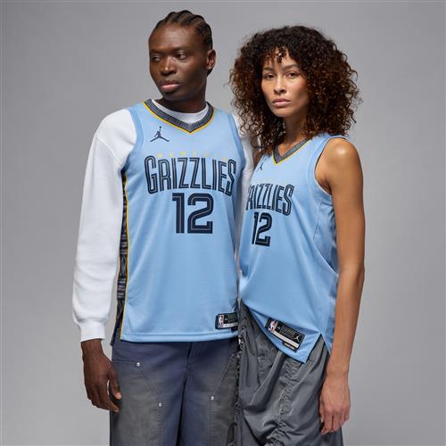 Memphis Grizzlies Statement Edition Jordan Dri-FIT NBA Swingman-trøje til mænd - blå