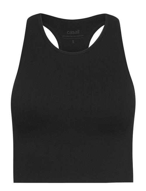 Casall | Multi Rib Seamless Padded Sports Top | M