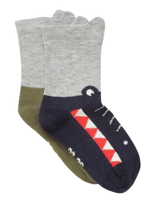 Minymo | Socks W. 3D Effect (2-Pack) | 31\34