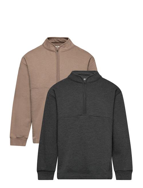 Minymo | Sweatshirt W.zip (2-Pack) | 152