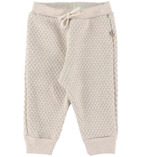 Se Joha Bukser - Strik - Beige hos KidsWorld