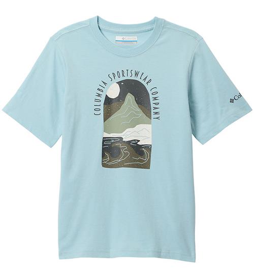 Se Columbia T-shirt - Light Marine m. Print hos KidsWorld