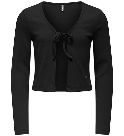 Se Kids Only Cardigan - Rib - KogNessa - Black hos KidsWorld