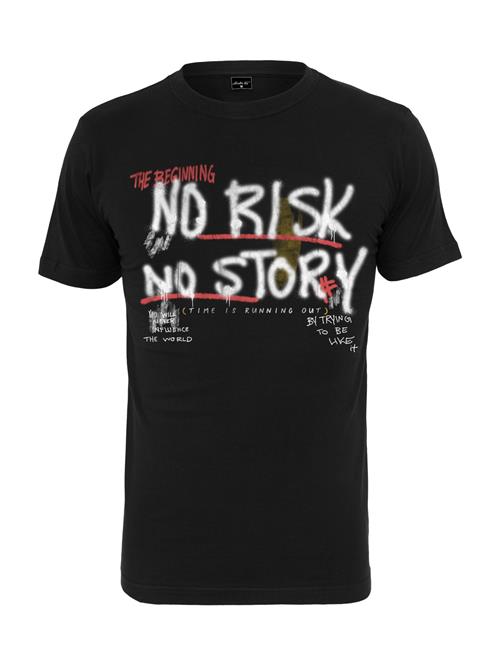 Mister Tee Bluser & t-shirts 'No Risk No Story'  oliven / rød / sort / hvid