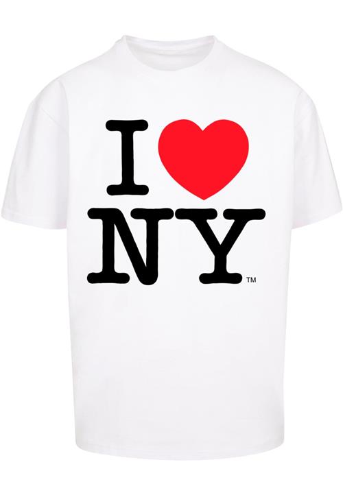 Se Merchcode Bluser & t-shirts 'I Love NY'  rød / sort / hvid hos About You
