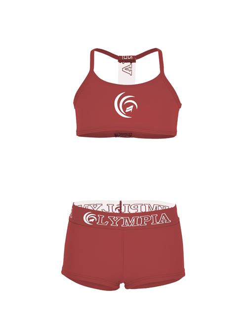 OLYMPIA Bikini  bordeaux / hvid
