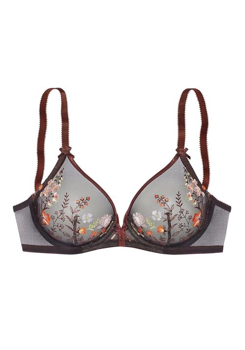 LASCANA BH  pastellilla / orange / sort