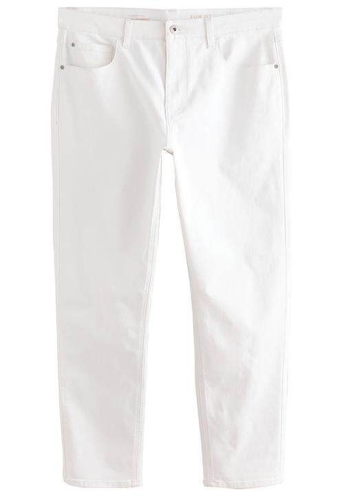 Se Next Jeans 'Essential'  white denim hos About You