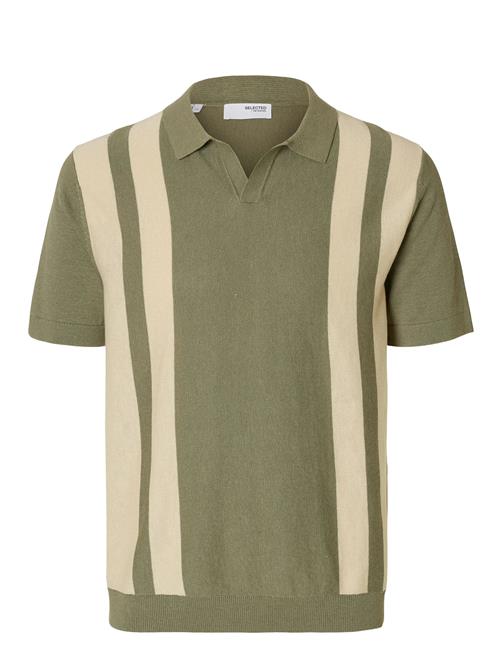Selected | Slhmattis Ss Linen Blend Open Polo Noos | XL