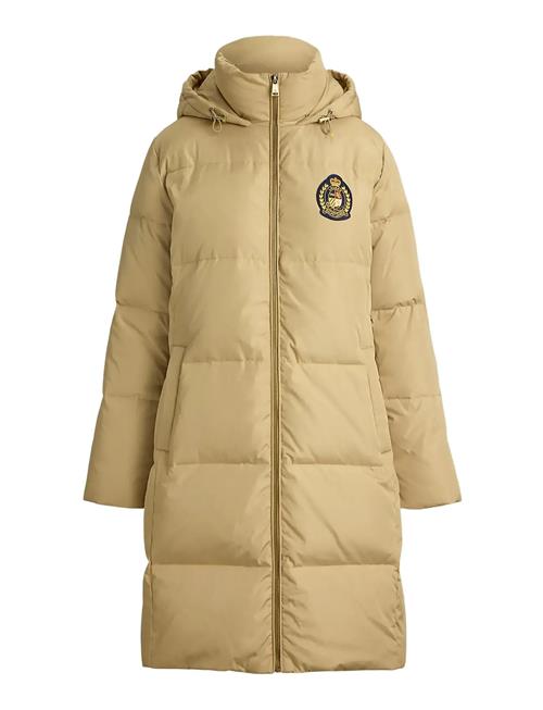 Lauren Ralph Lauren | Crest-Patch Hooded Quilted Down Coat | XS