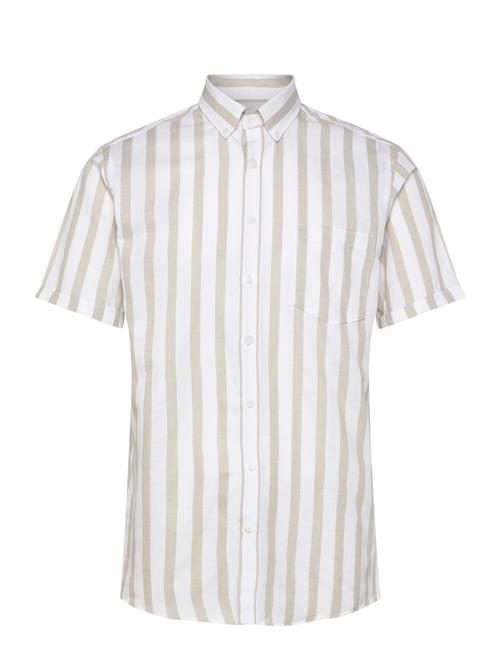 Lindbergh | Striped Cotton/Linen Shirt S/Sstriped Cotton/Linen Shirt S/S | M