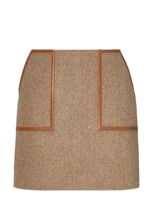 Malina | Andine Dressed Wool Mini Skirt | 44