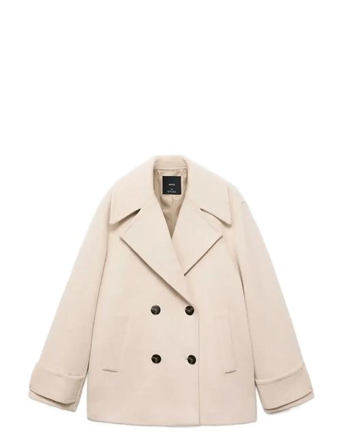 Mango | Double-Breasted Wool-Blend Coat | L