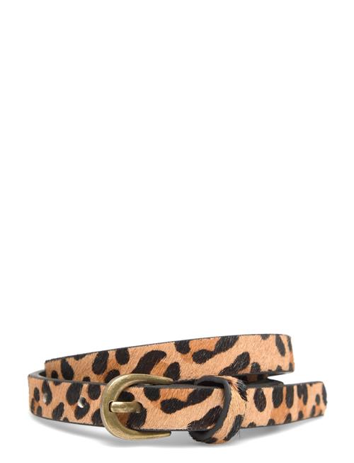 Mango | Leopard Leather Belt | M