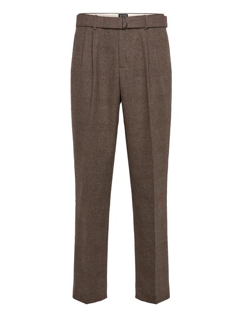 Scotch & Soda | Yarn-Dyed Wool Blend Relaxed Straight Pleated Chino | 33