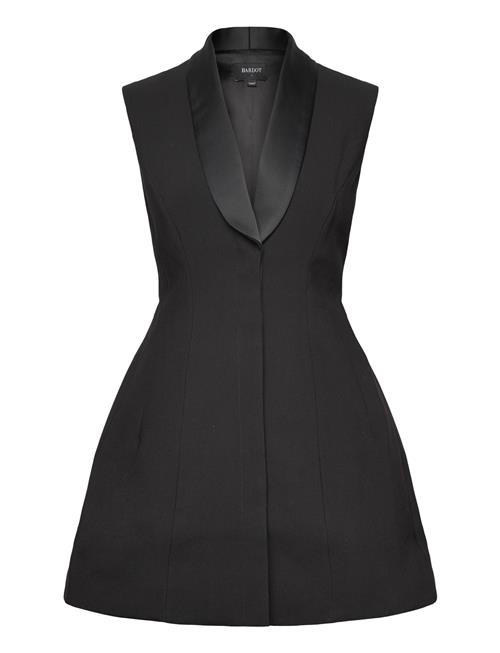 Bardot | Destene Satin Lapel Mini Dress | S