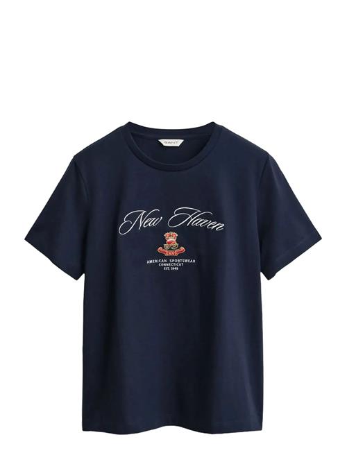 GANT | Reg Cotton Crest Ss T-Shirt | M