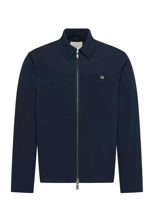 Calvin Klein | Ls Seersucker Blouson Jacket | L