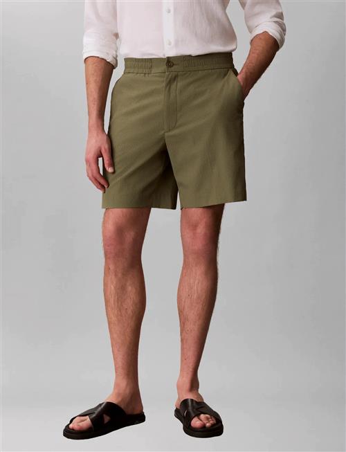 Calvin Klein | Straight Seersucker Elastic 7" S | 33