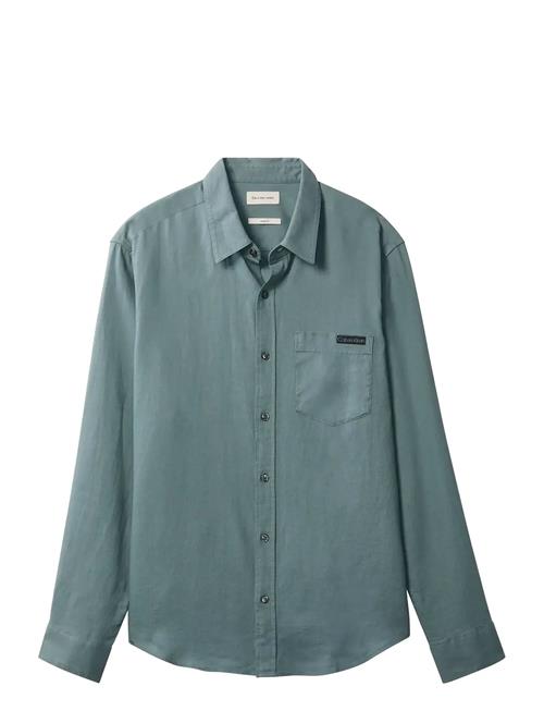 Calvin Klein Jeans | Ls Solid Casual Linen Classic Sh | XL