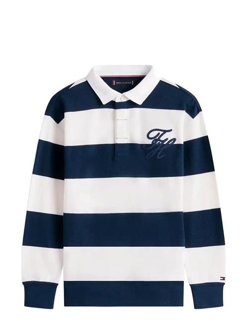 Tommy Hilfiger | Th Script Graphic Rugby Polo Ls | 140