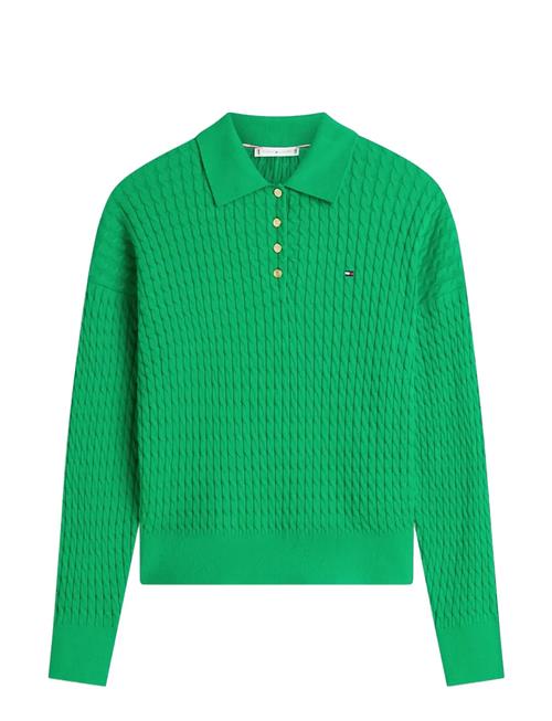 Tommy Hilfiger | Co Cable Fine Gg Rlxd Polo Swt | S