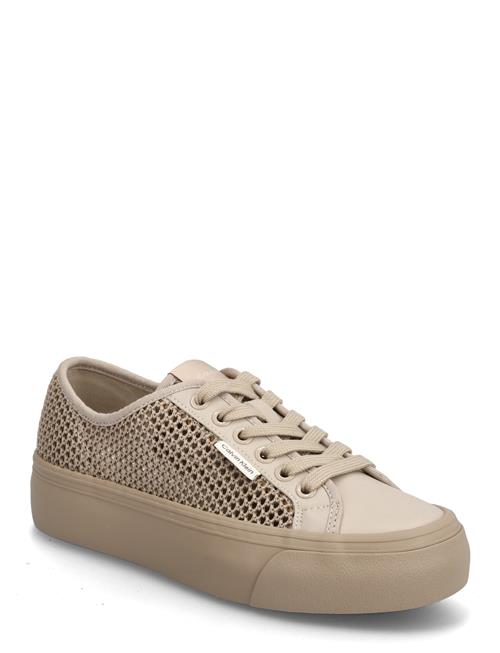 Calvin Klein | Vulc Flatf Lace Up Lin Mesh | 39 x 39