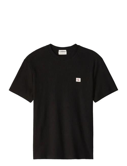Calvin Klein Jeans | Ss Waffle Woven Label Crewnk Tee | XL
