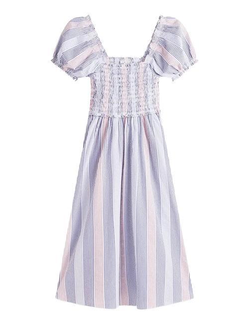 Tommy Hilfiger | Gingham Smock Ss Midi Dress | L