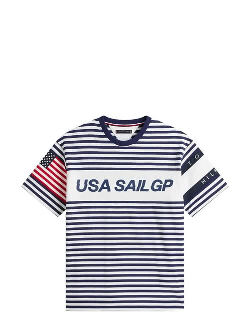 Tommy Hilfiger | Us Sailgp Marine Stripe Tee | L