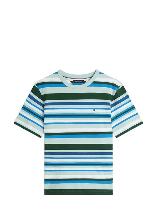 Tommy Hilfiger | Multi Stripe Crepe Tee | L