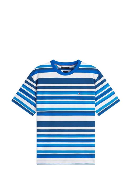 Tommy Hilfiger | Multi Stripe Crepe Tee | S