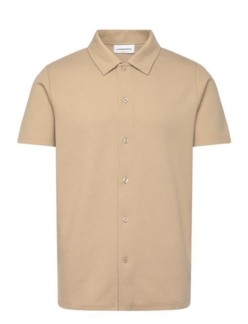 Lindbergh | Waffle Short Sleeve Shirt | S