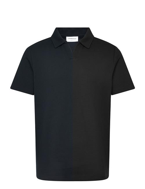 Lindbergh | Waffle Polo Split Neck | L