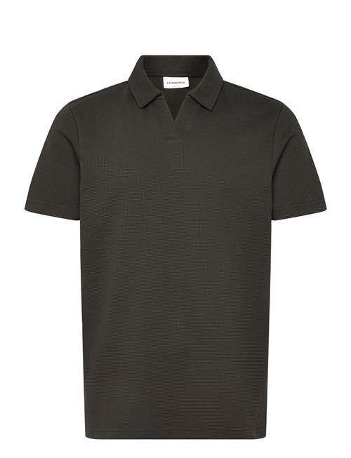 Lindbergh | Waffle Polo Split Neck | XXXL