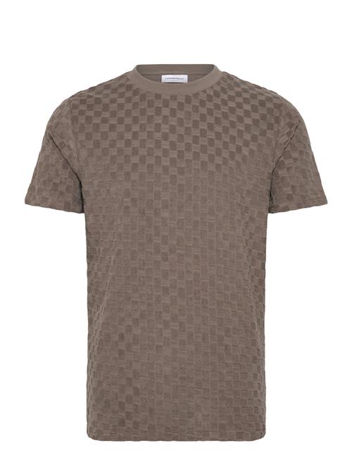 Lindbergh | Checkered Towel O-Neck Tee S/S | XXL
