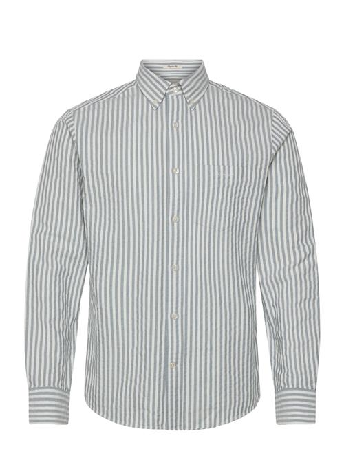 Se GANT | Reg Texture Stripe Shirt | L hos Booztlet
