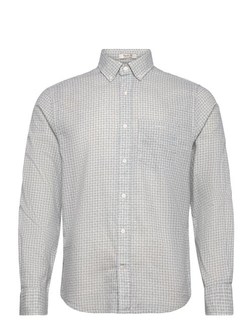 GANT | Reg Cotton Linen Print Shirt | M